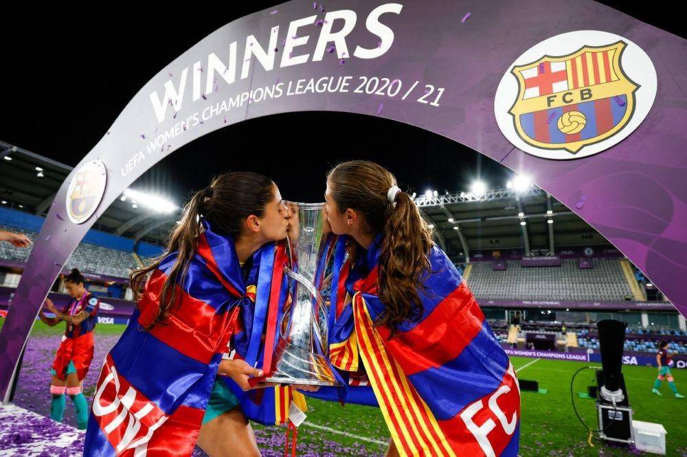 Tim Barcelona wanita. (twitter.com/FCBfemeni)
