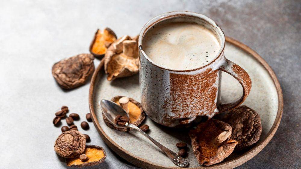 ilustrasi kopi jamur (healthline.com)