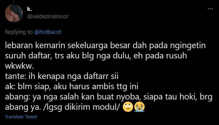 keluh kesah CPNS (twitter.com/valdezinatooor)