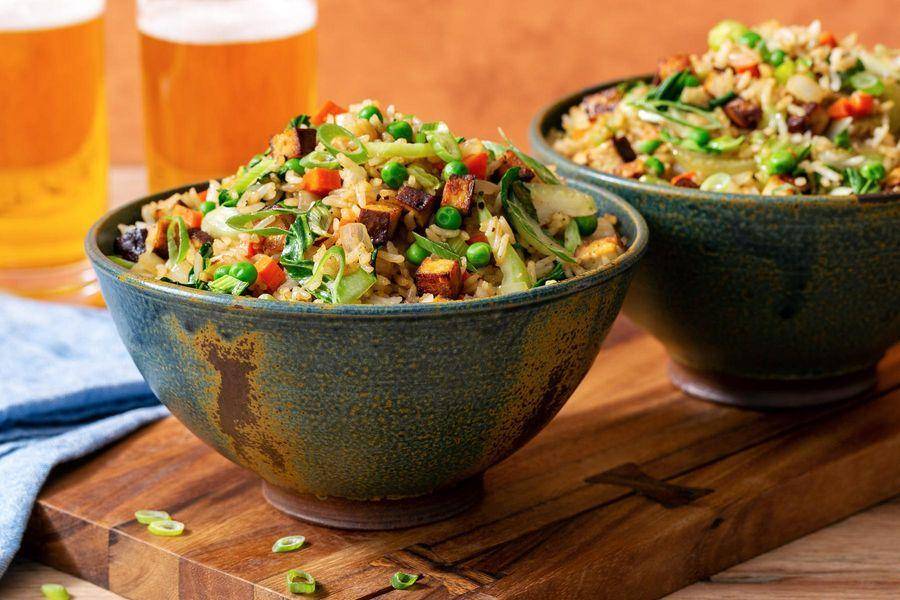 ilustrasi nasi goreng bok choy (sunbasket.com)