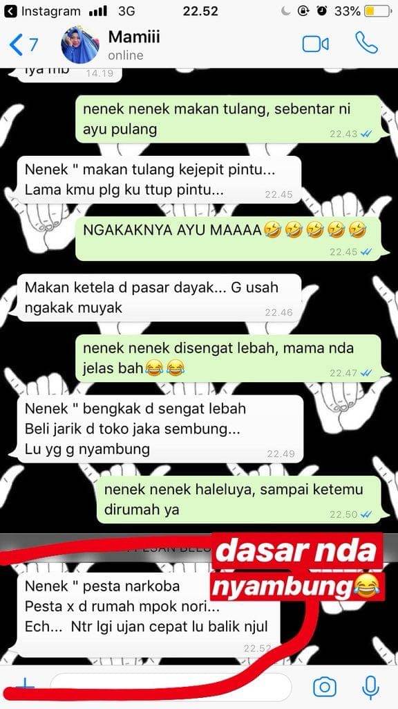 chat lucu orangtua dengan anak (twitter.com/rlvaa)