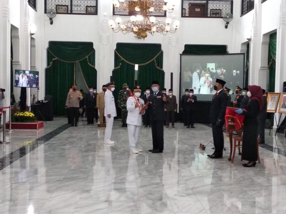 Herman Suherman-TB Mulyana Resmi Pimpin Kabupaten Cianjur