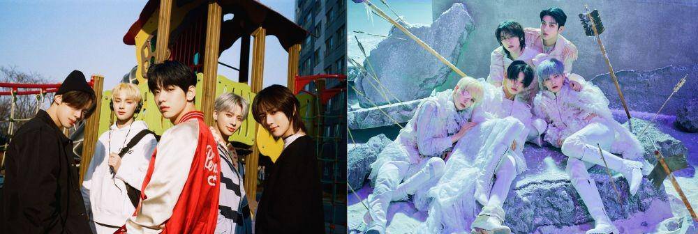 foto grup terbaru untuk comeback TXT (twitter.com/BIGHIT_MUSIC)