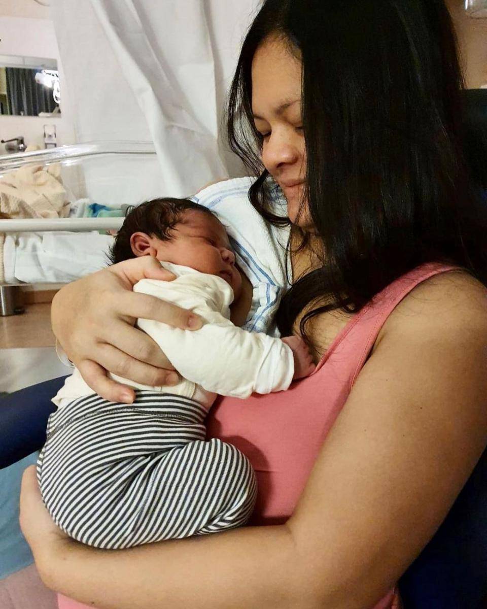 Nanda dan baby Hasya (instagram.com/nandagita16/)