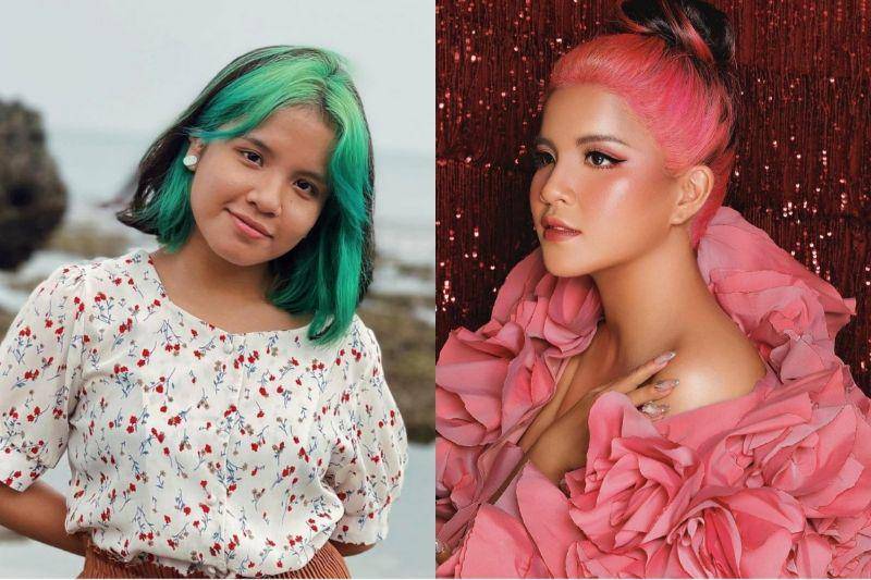Idgitaf dengan rambut warna-warni (instagram.com/idgitaf)