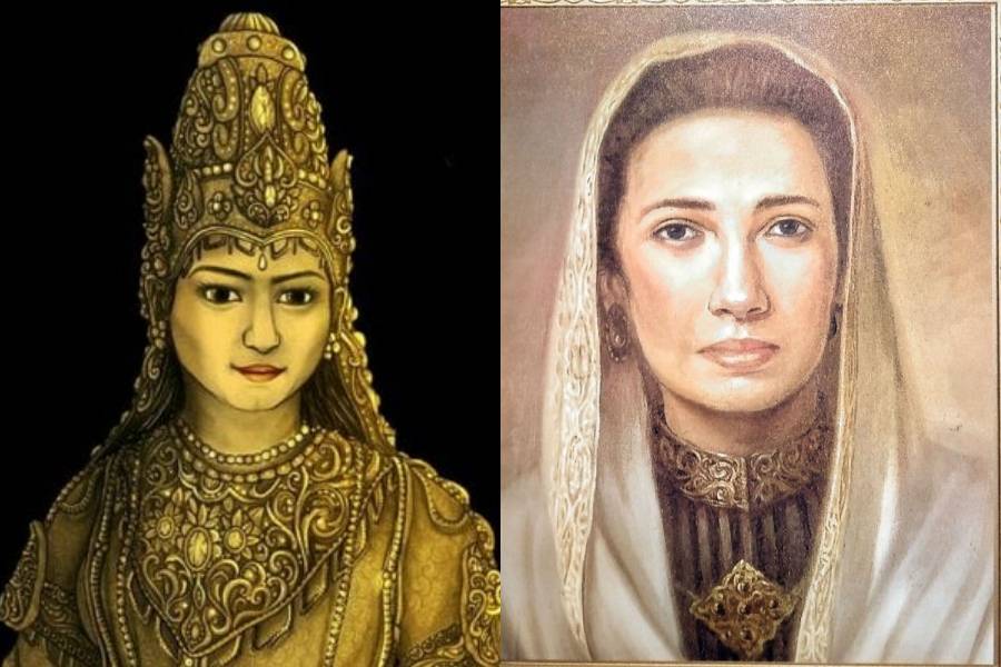 Ratu Shima dan Sultanah Nahrasiyah (Berbagai Sumber)