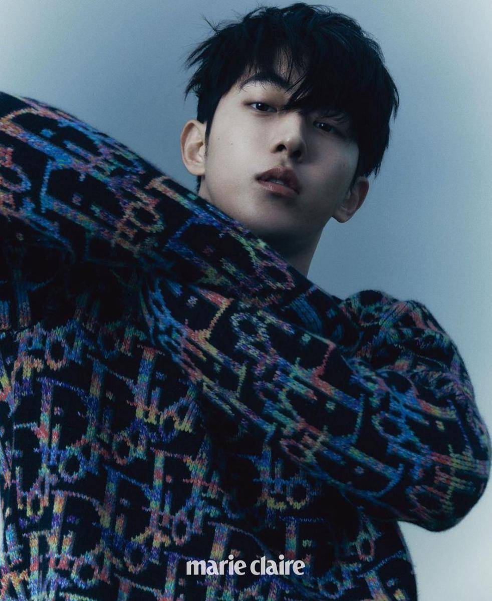 Nam Joo Hyuk di pemotretan majalah Marie Claire Korea. (instagram.com/marieclairekorea)