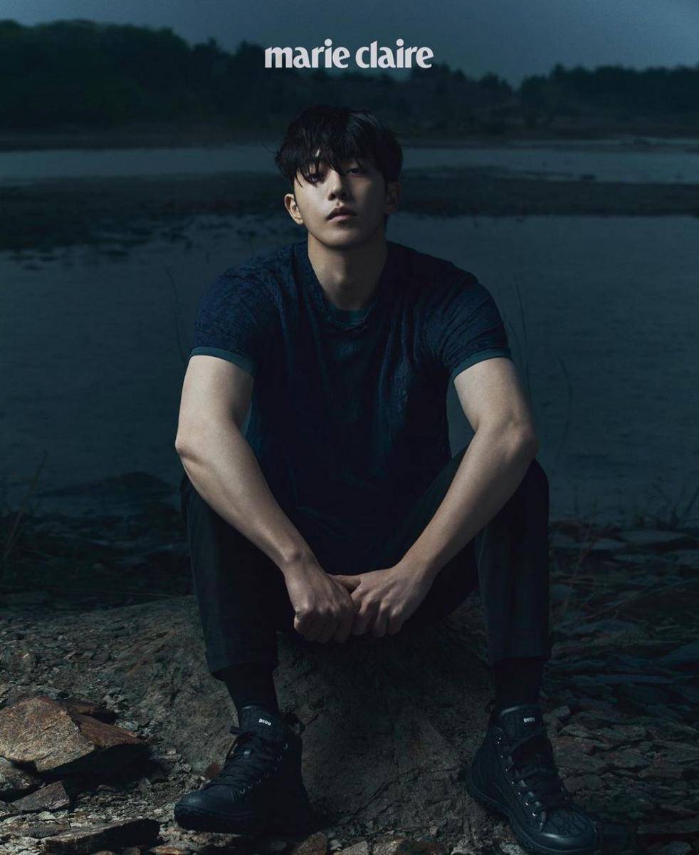 Nam Joo Hyuk di pemotretan majalah Marie Claire Korea. (instagram.com/marieclairekorea)