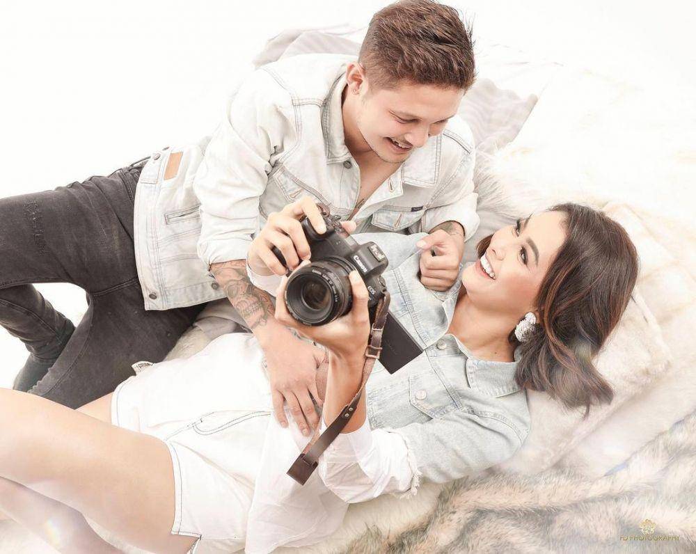 Photoshoot Syamsir Alam dan Bunga Jelitha (instagram.com/fdphotography90)