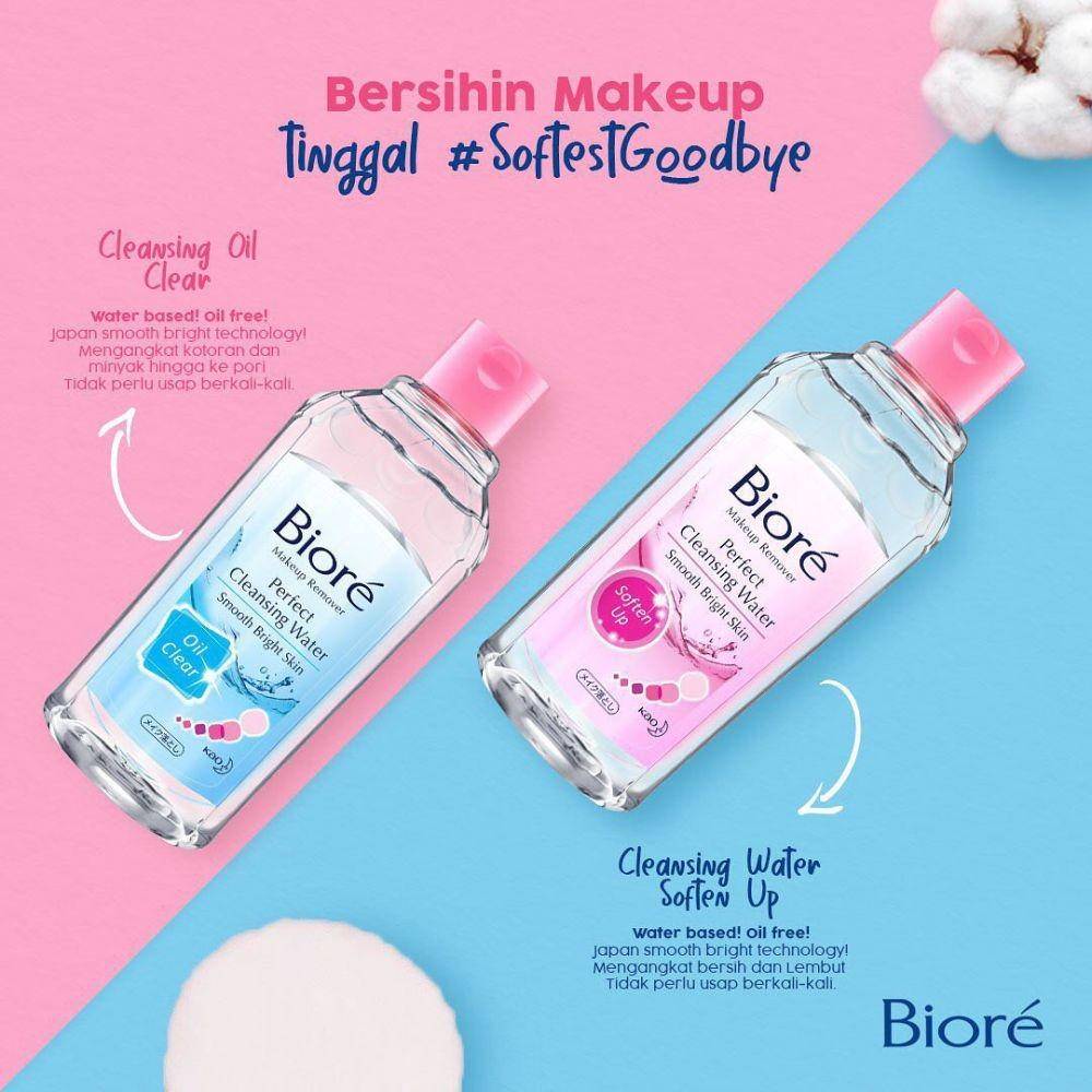 Biore Perfect Cleansing Water Soften Up (Instagram.com/id.biore/)