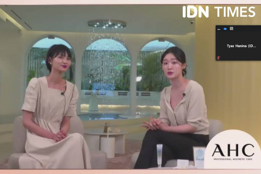 AHC Global Virtual Event "Are you ready to TURN UP YOUR GLOW?", Senin (17/5/2021). IDN Times/Tyas Hanina