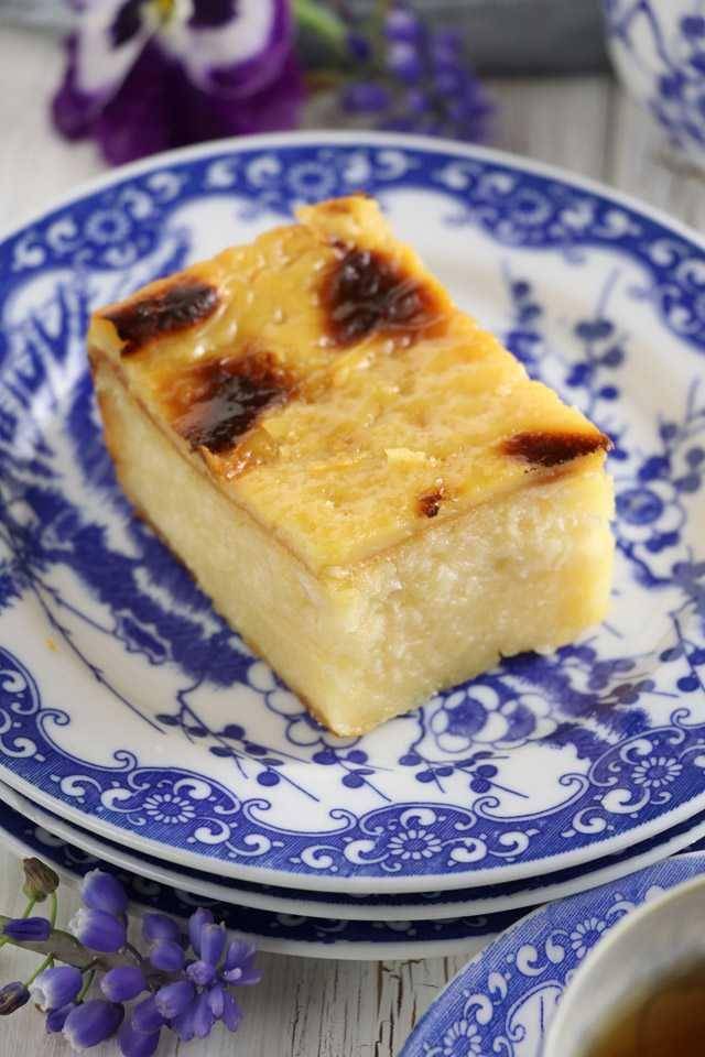 Cassava cake (foxyfolksy.com)