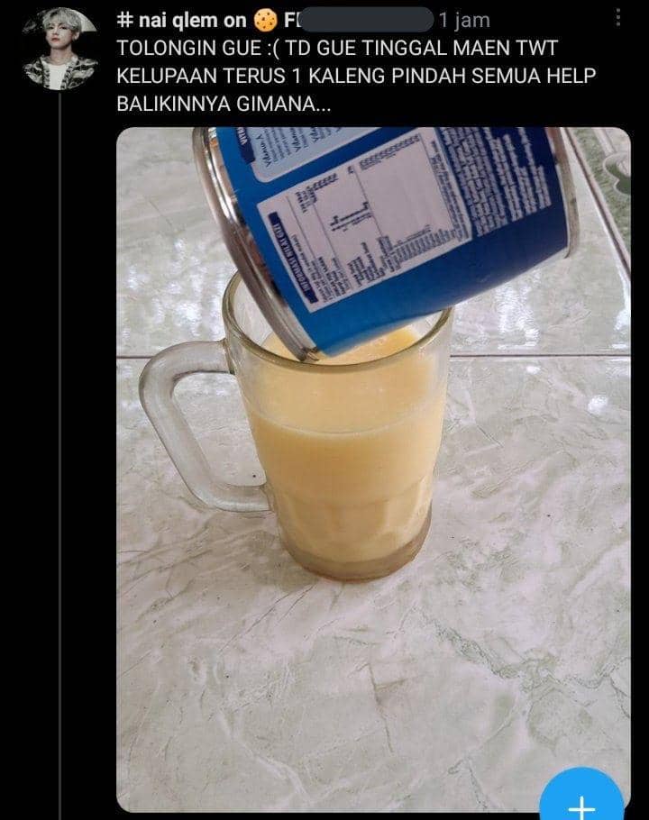 susu kental manis (twitter.com/bertanyarl)