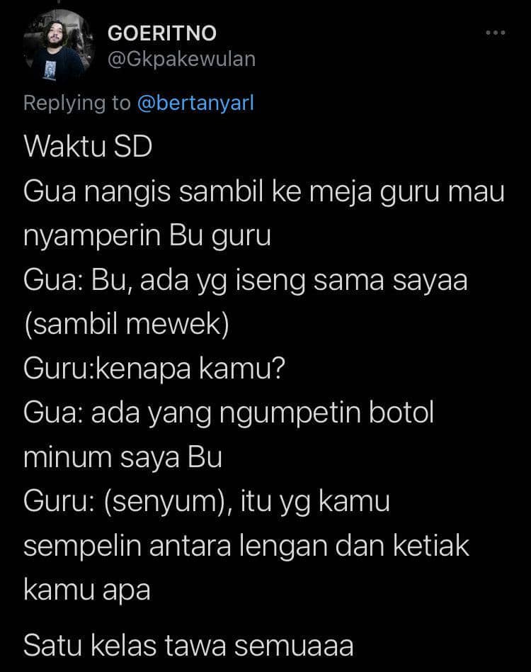 lupa botol minum (twitter.com/gkpakewulan)