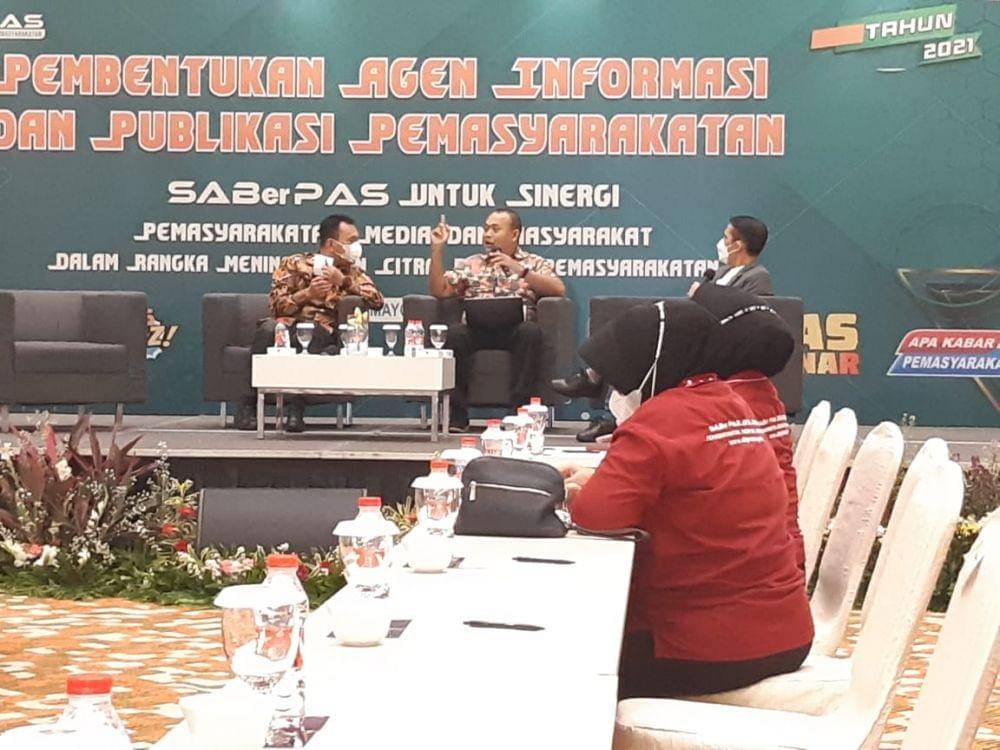 Acara Pembentukan Agen Informasi dan Publikasi Pemasyarakatan pada 18-20 Mei 2021 (Dok. HUMAS)