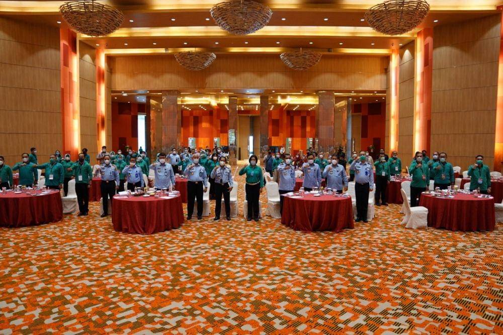 Acara Pembentukan Agen Informasi dan Publikasi Pemasyarakatan pada 18-20 Mei 2021 (Dok. HUMAS)