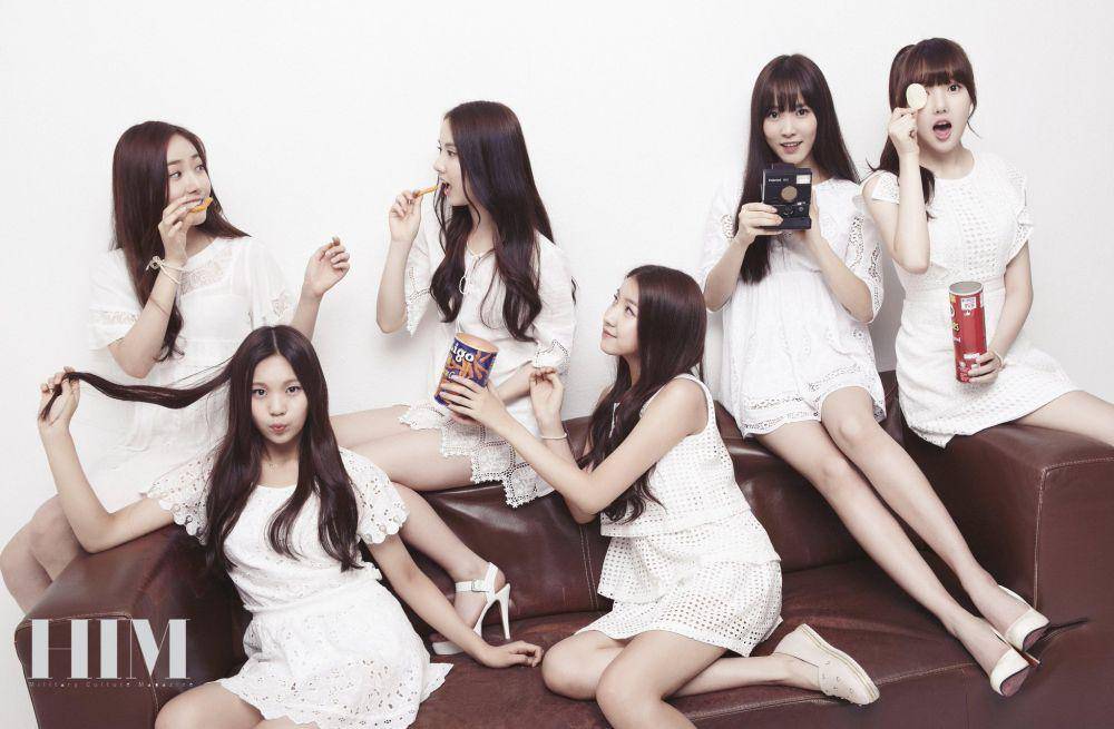 GFRIEND saat baru debut. (twitter.com/GFRDofficial)