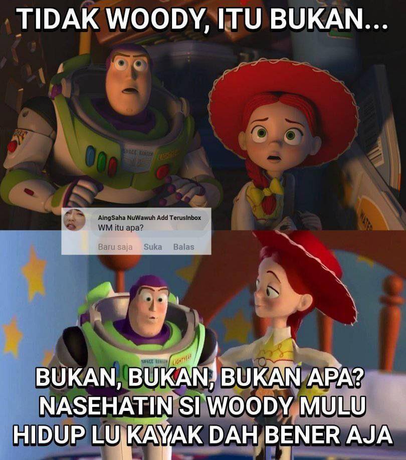 meme Woody dan Buzz (facebook.com/AingSaha NuWawuh Add TerusInbox)