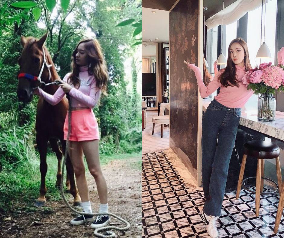 OOTD Krystal dan Jessica. (instagram.com/vousmevoyez / instagram.com/jessica.syj)