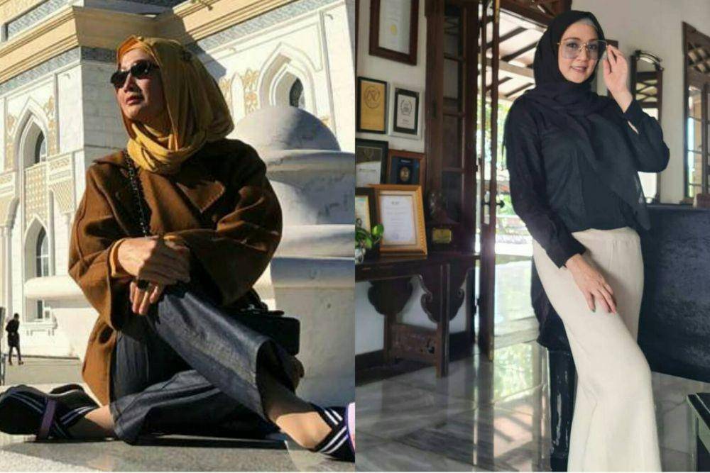 Desy Ratnasari dan Dina Lorenza (instagram.com/desyratnasariterdepan/| instagram.com/dinalorenzaaudriaid/)