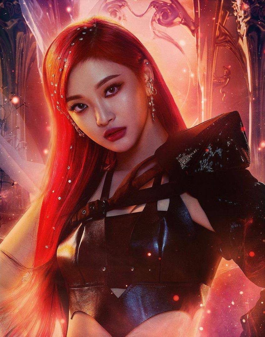 Potret Ningning aespa dengan Rambut Merah (instagram.com/aespa_official)