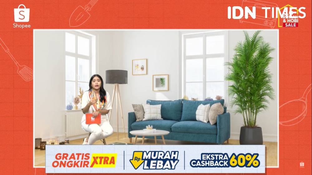 Media Gathering - Shopee 6.6 Rumah & Hobi Sale: Selaraskan Dekorasi Rumah dan Hobimu, Kamis (20/5/2021). IDN Times/Tyas Hanina