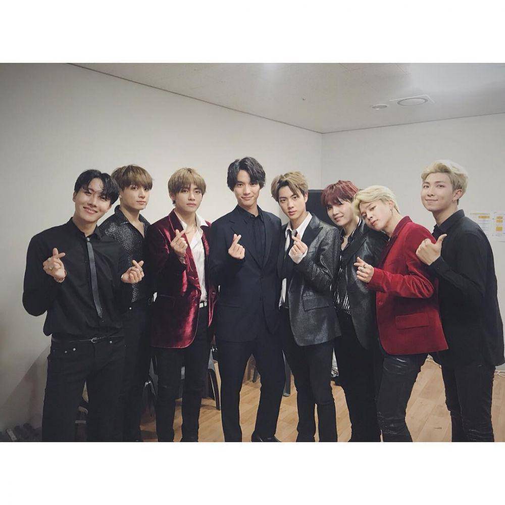Sota Fukushi bersama BTS (instagram.com/fukushi_sota_official)