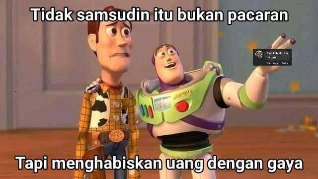 meme Woody dan Buzz (facebook.com/Abdi Rabbil Izzah).