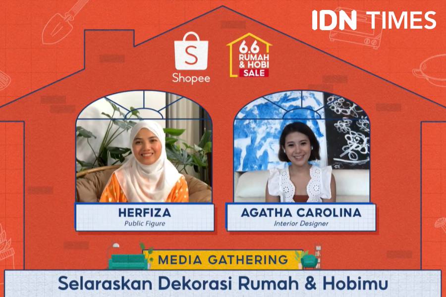 Media Gathering - Shopee 6.6 Rumah & Hobi Sale: Selaraskan Dekorasi Rumah dan Hobimu, Kamis (20/5/2021). IDN Times/Tyas Hanina