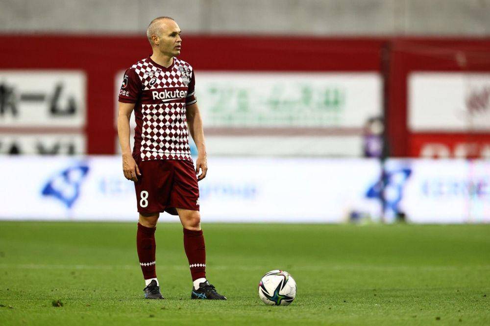 Andres Iniesta saat berkarier bersama Vissel Kobe (twitter.com/andresiniesta8)