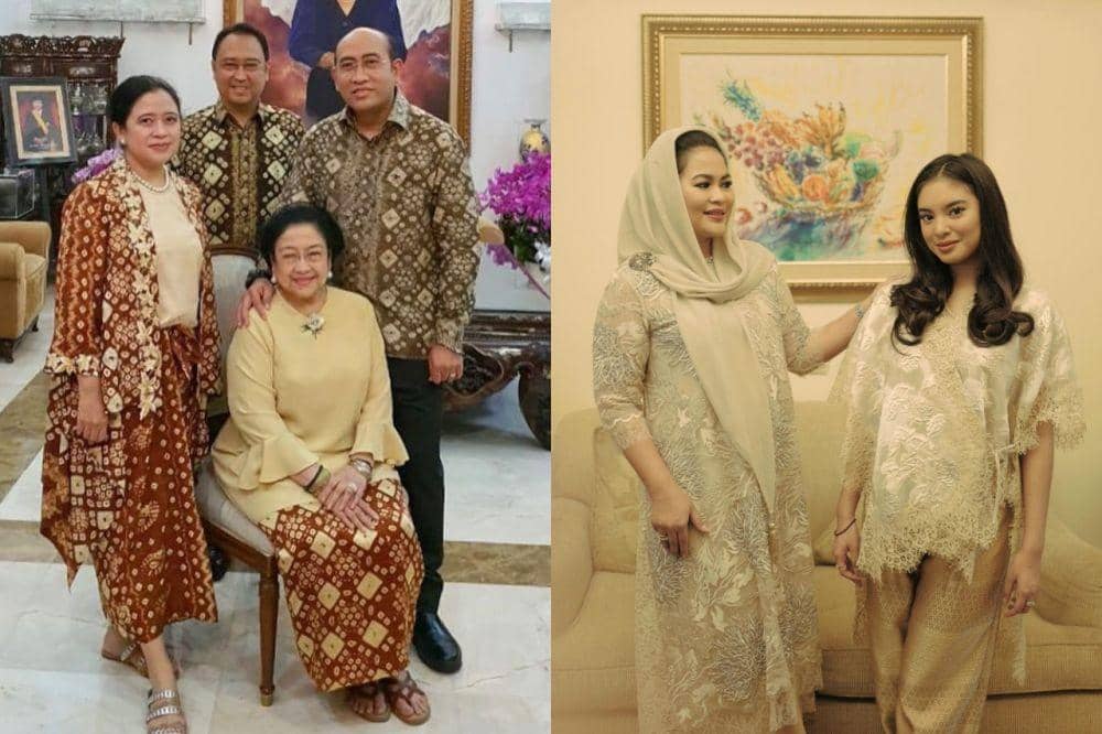9 Inspirasi Busana Muslim untuk Halalbihalal ala Keluarga Presiden