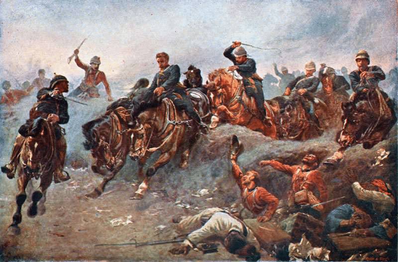 Ilustrasi pertempuran Tel-el-Kebir dekat Alexandria di Mesir pada tahun 1882. (researchgate.net)