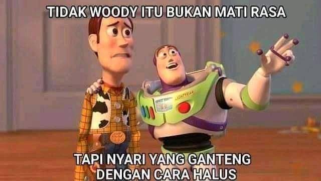 meme Woody dan Buzz (facebook.com/Iqbal Mutakin)