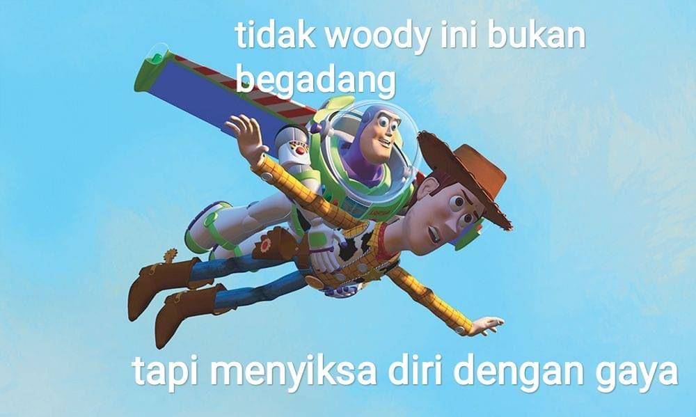 meme Woody dan Buzz (facebook.com/R Aldo)