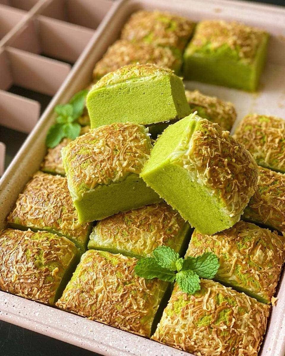 bolu pandan tapai keju (instagram.com/linagui.kitchen)
