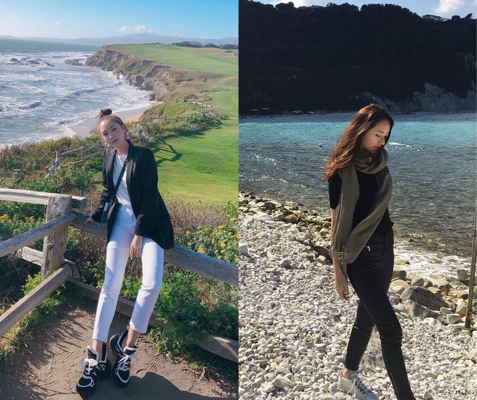 10 Adu Gaya Krystal dan Jessica Jung, Kakak-Beradik Bergaya Jelita