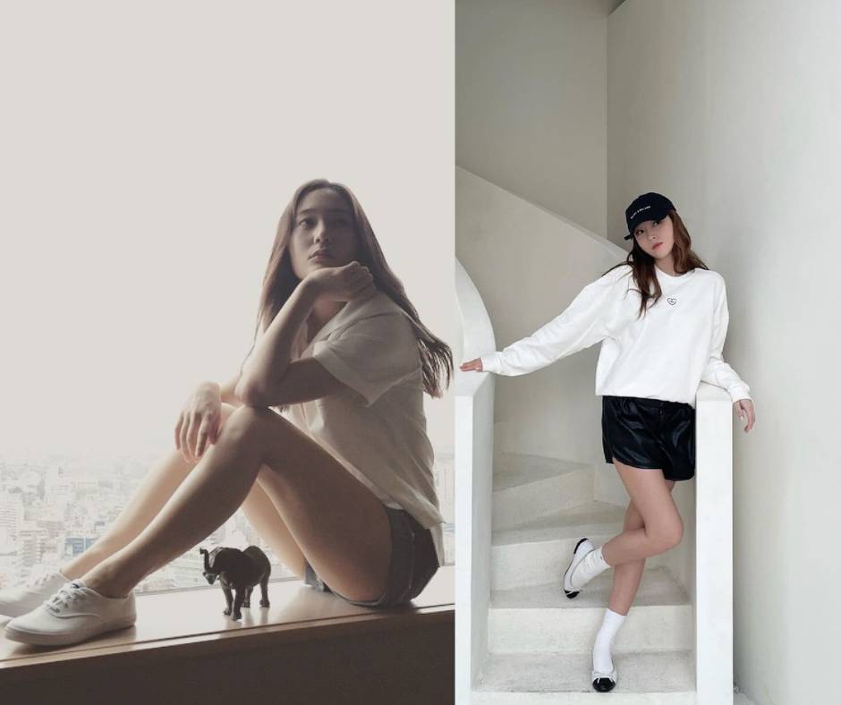 OOTD Jessica dan Krystal. (instagram.com/jessica.syj / instagram.com/vousmevoyez)