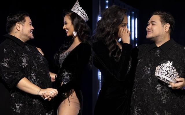 9 Potret Aurra Kharisma di Malam Penobatan Miss Grand Indonesia 2021