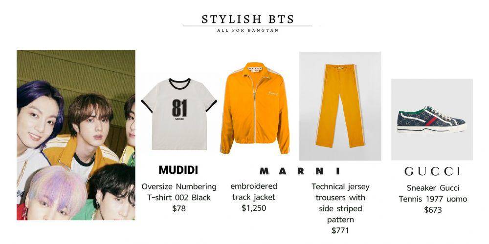 harga outfit Jin BTS di MV single 'Butter' (twitter.com/bts_stylish)
