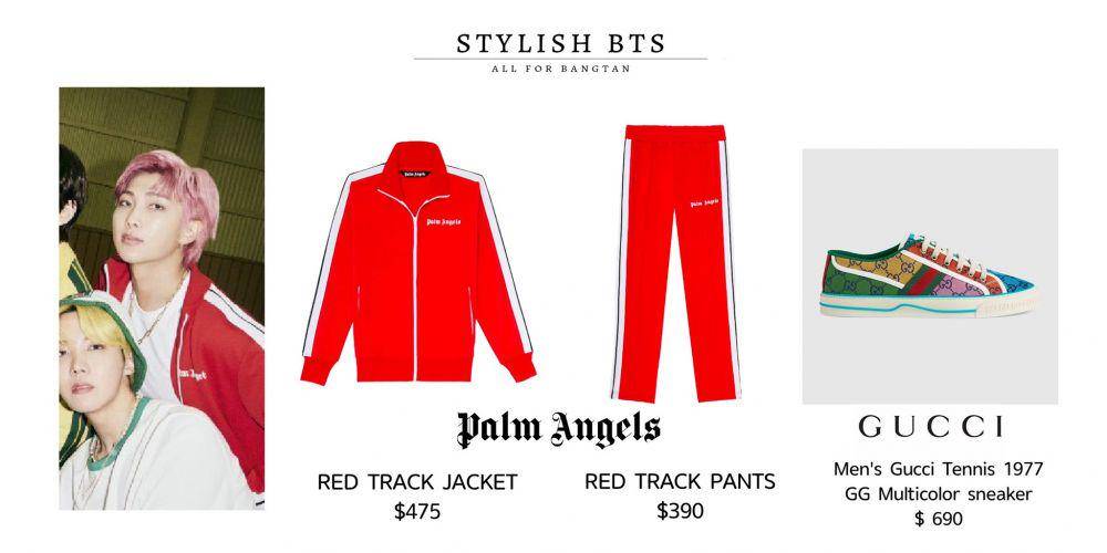 harga outfit RM BTS di MV single 'Butter' (twitter.com/bts_stylish)