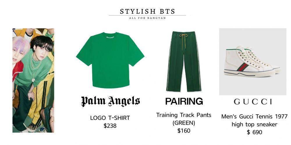 harga outfit Suga BTS di MV single 'Butter' (twitter.com/bts_stylish)