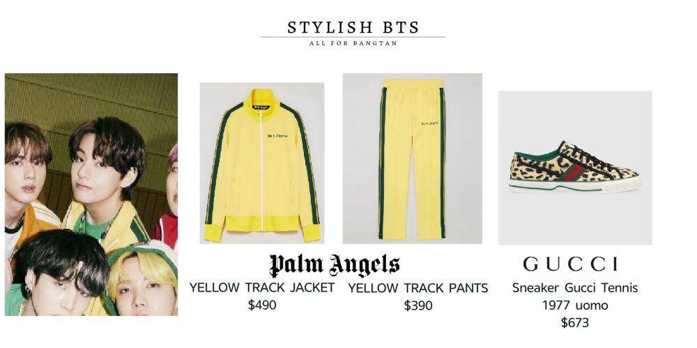 harga outfit V BTS di MV single 'Butter' (twitter.com/bts_stylish)