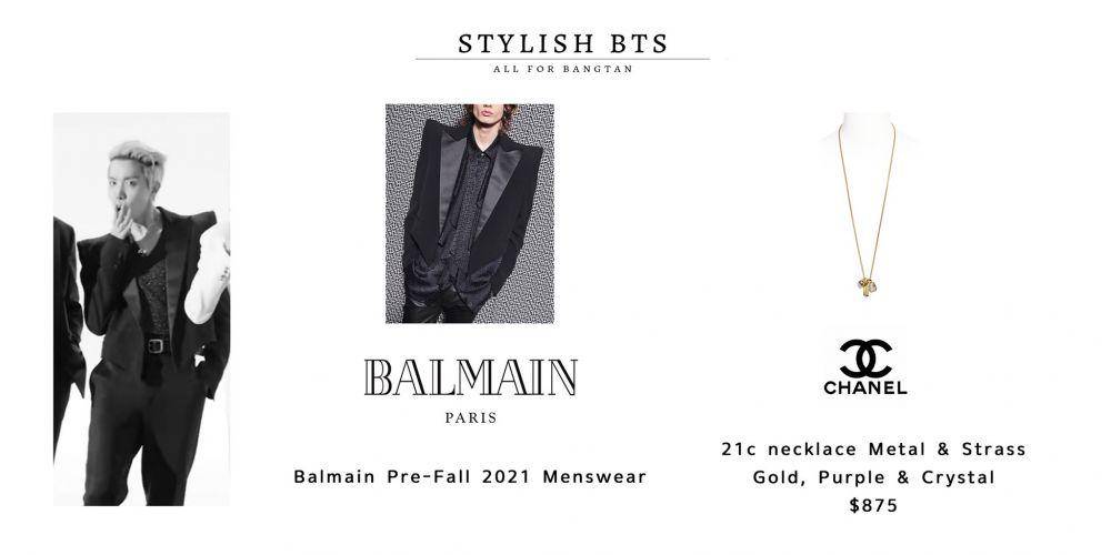 harga outfit J-Hope BTS di MV single 'Butter' (twitter.com/bts_stylish)