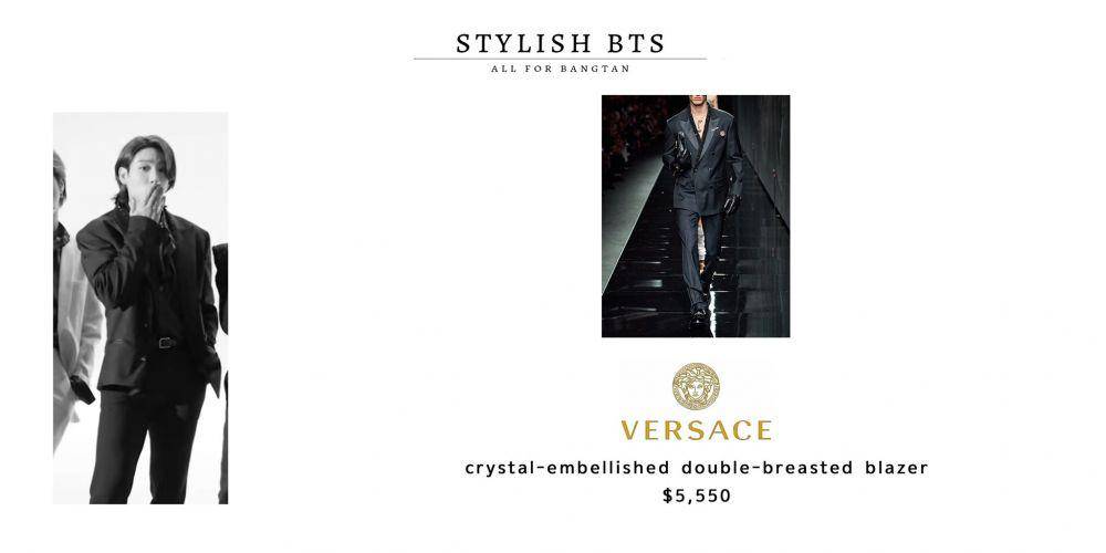 harga outfit Jungkook BTS di MV single 'Butter' (twitter.com/bts_stylish)