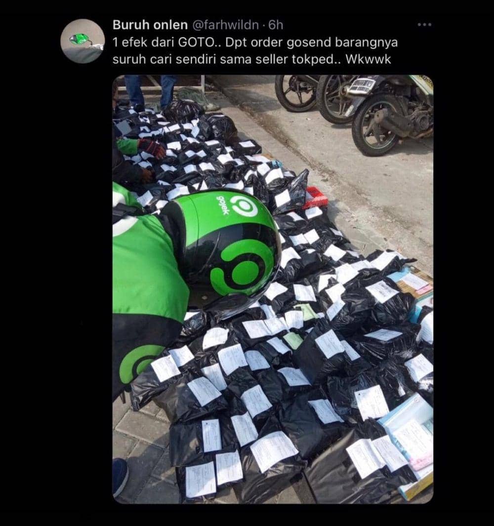 potret barang numpuk (instagram.com/dramaojol.id)