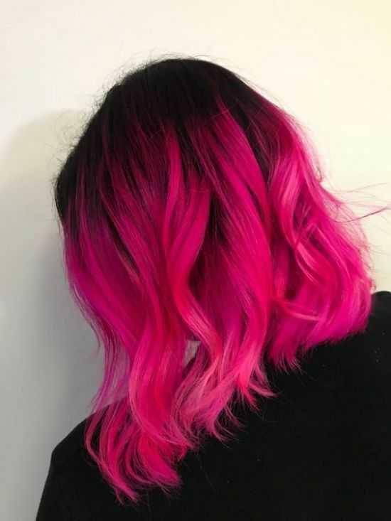 Rambut fuchsia (society19.com)