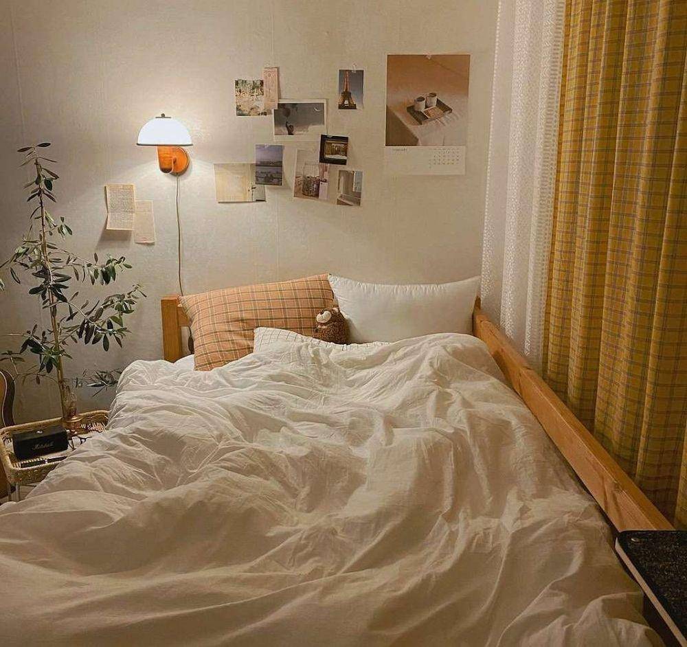 kamar ala korea tema ivory (instagram.com/ggulhouse)