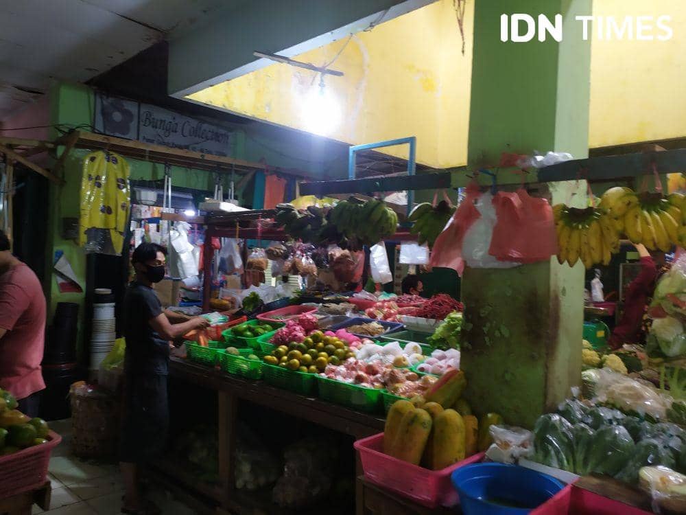 Ilustrasi suasana di salah satu pasar tradisional Palembang (IDN Times/Feny Maulia Agustin)