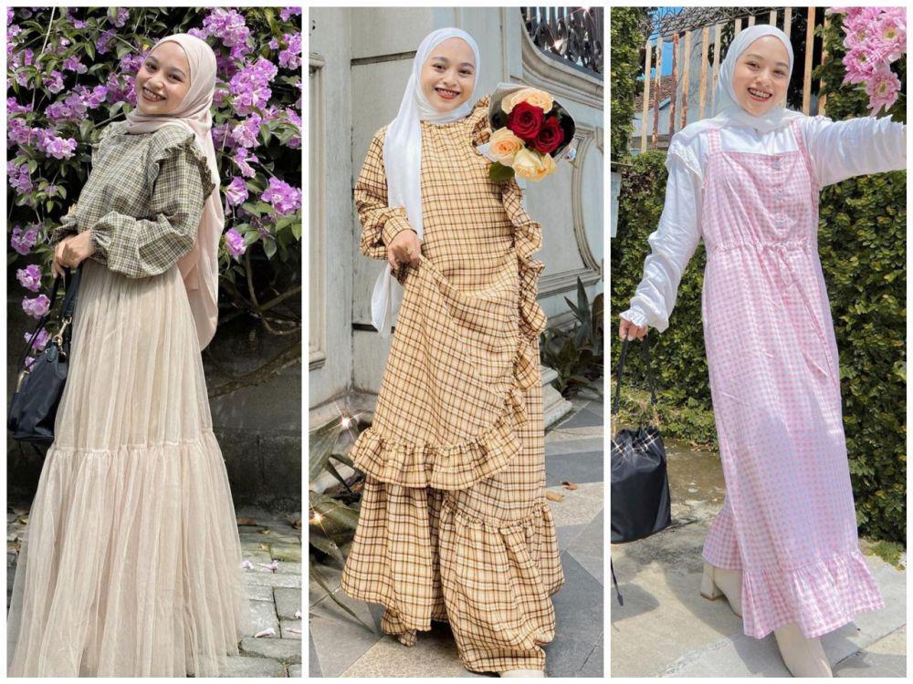 10 Ide Mix and Match Plaid Outfit ala Chichi Annisa, Anggun!