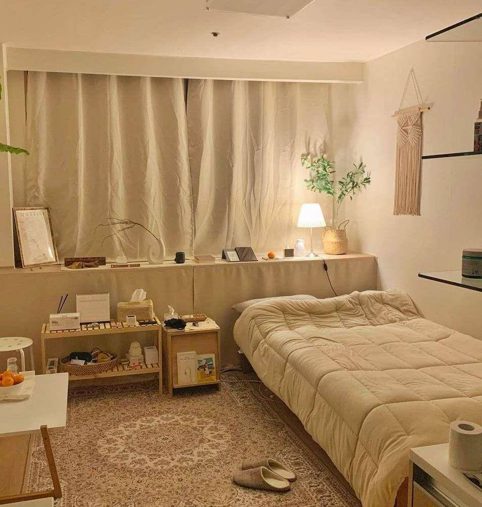 kamar ala korea tema ivory (instagram.com/todayhouse)